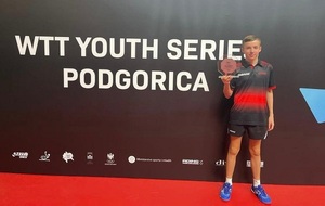 Flavien vainqueur du WTT Youth Star Contender de Podgorica !